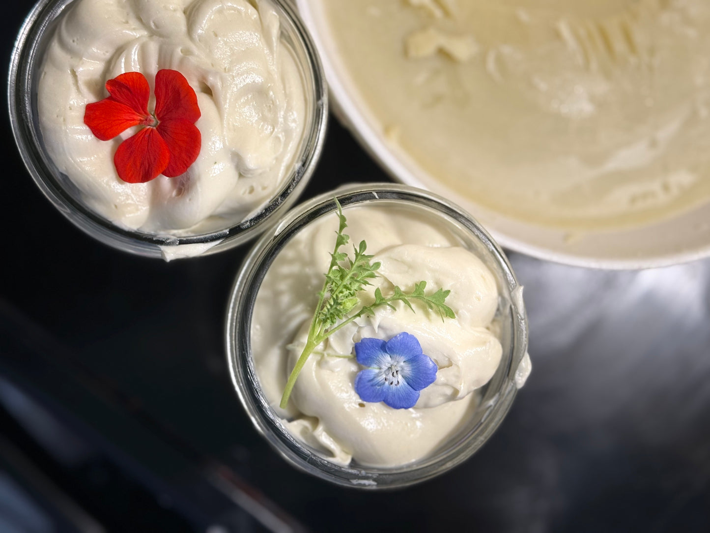 Natural whipped body butter